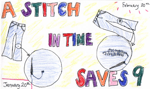 a stitch in time saves nine