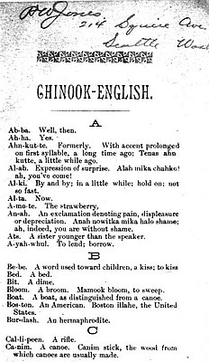 chinook jargon