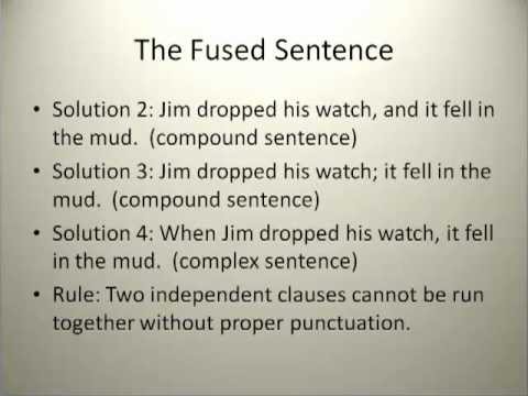 fused sentence