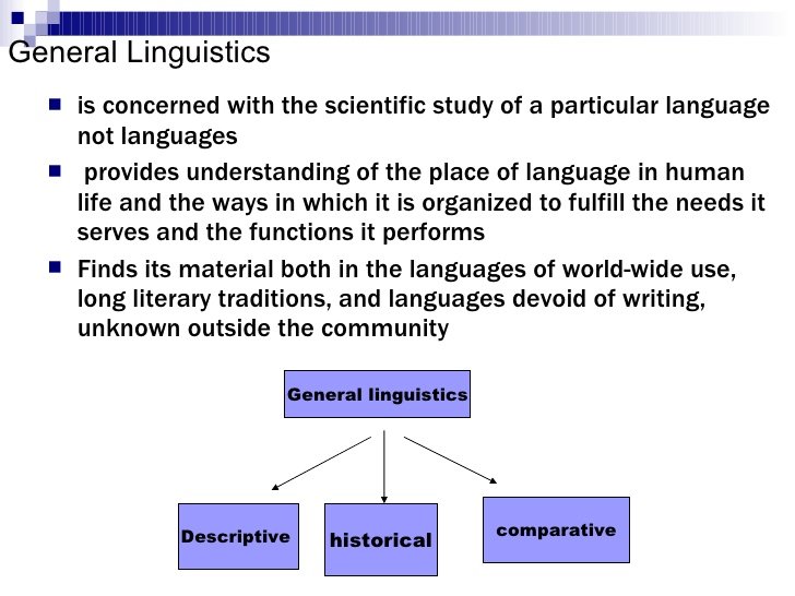 general linguistics