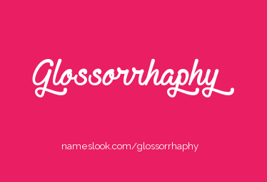 glossorrhaphy