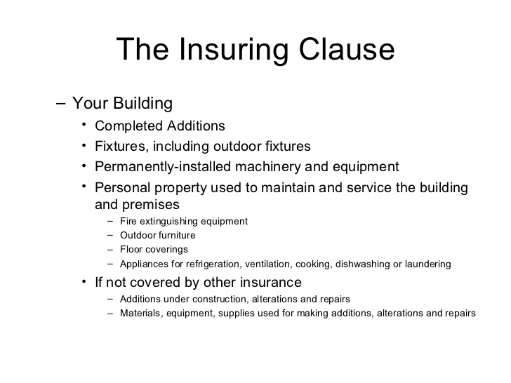 insuring clause