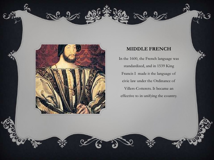 middle french