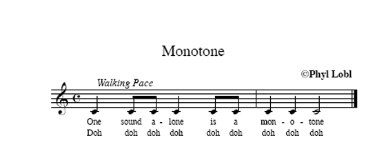 monotone