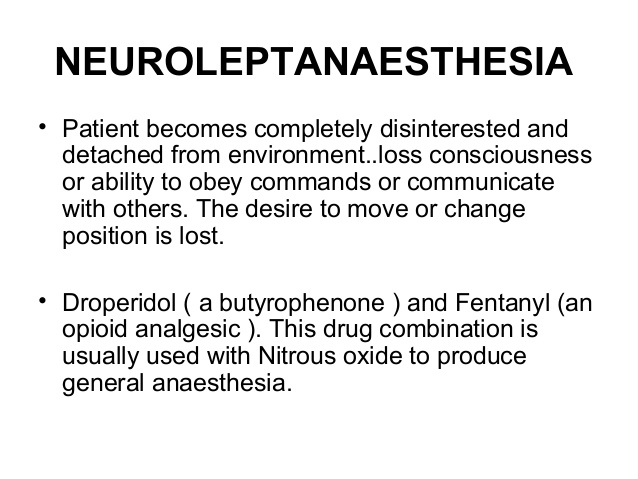neuroleptanesthesia