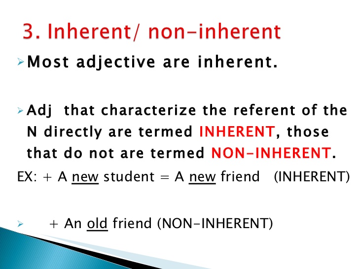 non-inherent