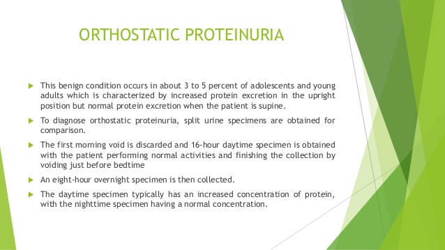 orthostatic proteinuria
