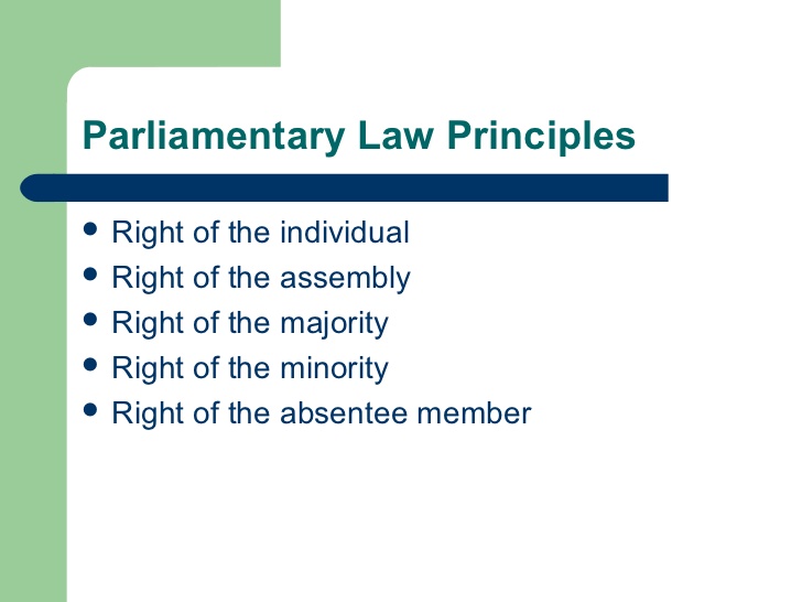 parliamentary law