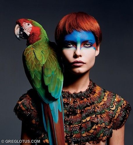 parrot-fashion