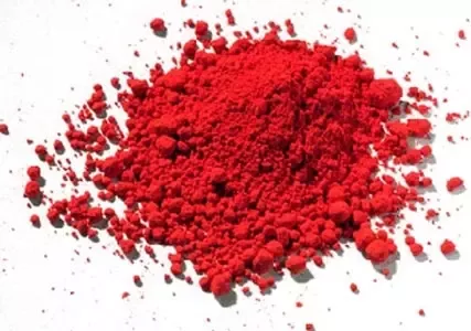 red mercuric sulfide