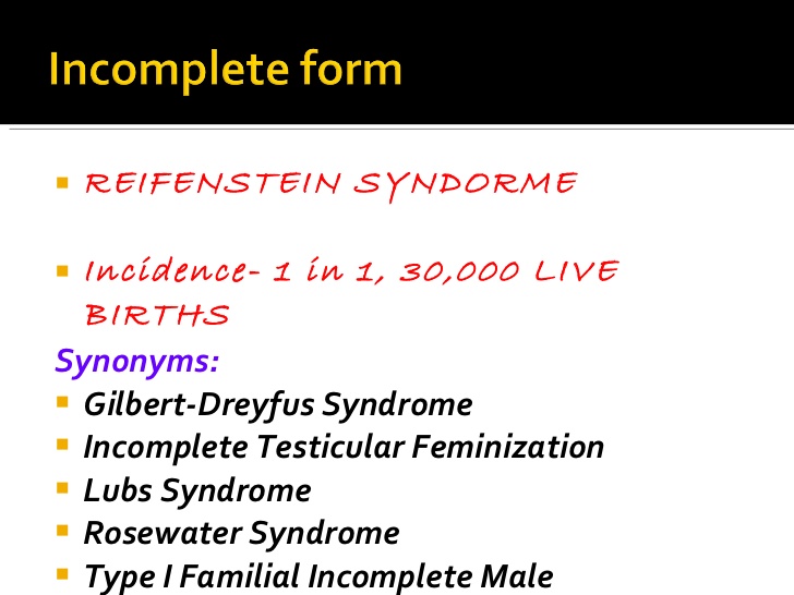 reifenstein's syndrome