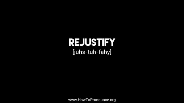rejustify