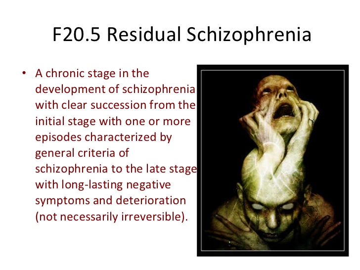residual schizophrenia