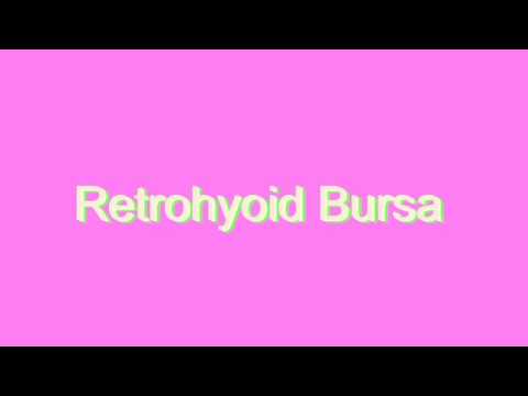 retrohyoid bursa