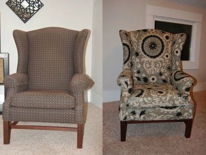 reupholstered