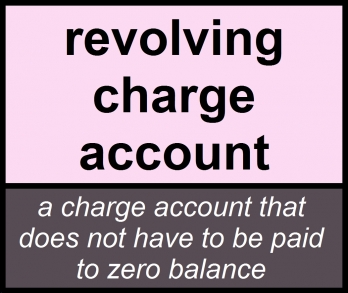revolving charge account