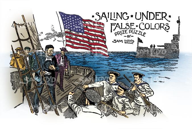 sail under false colors