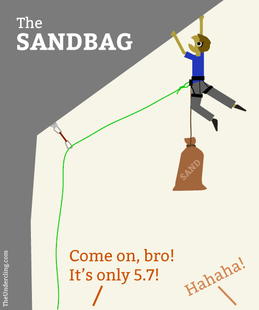 sandbagged