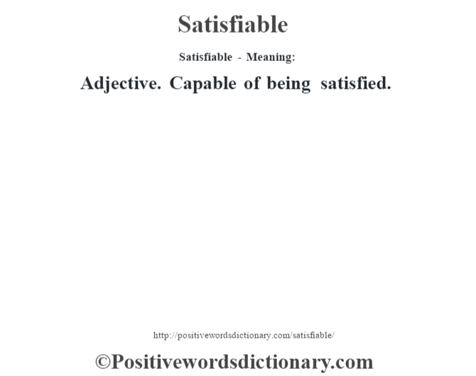 satisfiable