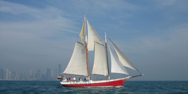 schooner-rigged