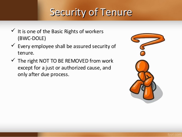 security of tenure