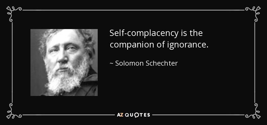 self-complacency