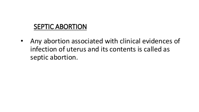 septic abortion
