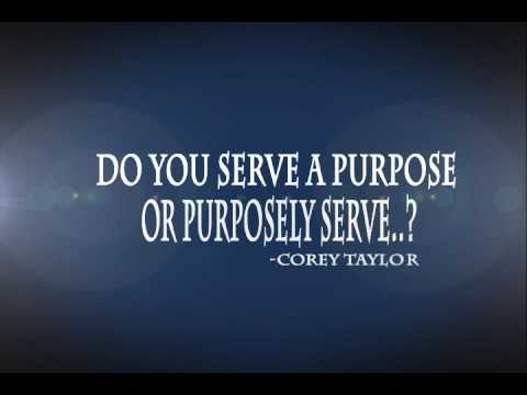 serve a purpose