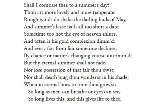 shakespearean sonnet