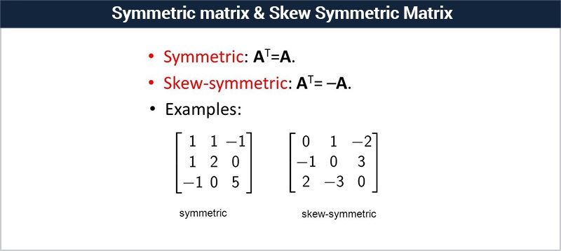 skew-symmetric