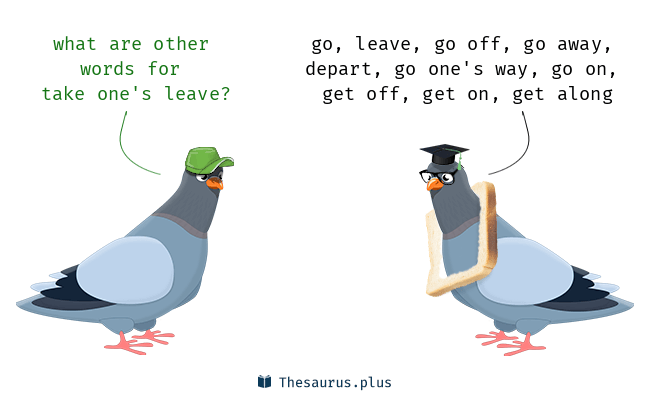 take one's leave