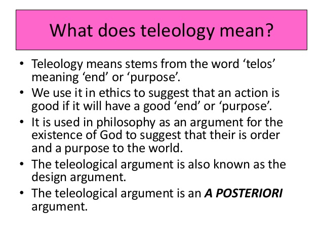 teleological