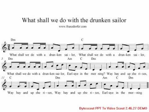 the drunken sailor