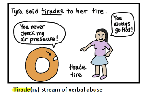 Tirade meaning