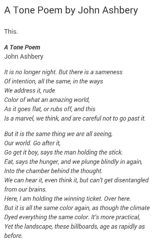 tone poem