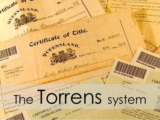 Torrens system