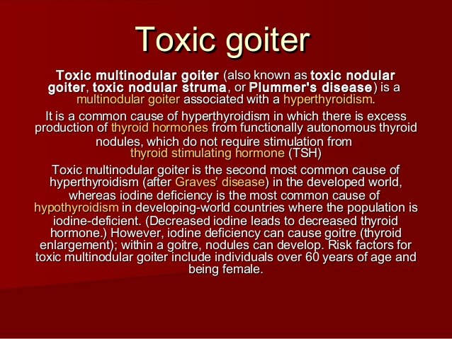 toxic goiter