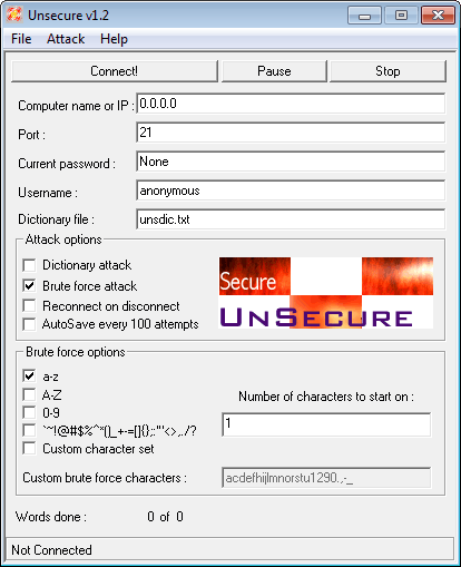 unsecure