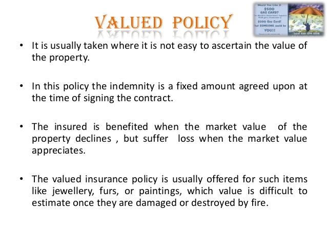 valued policy