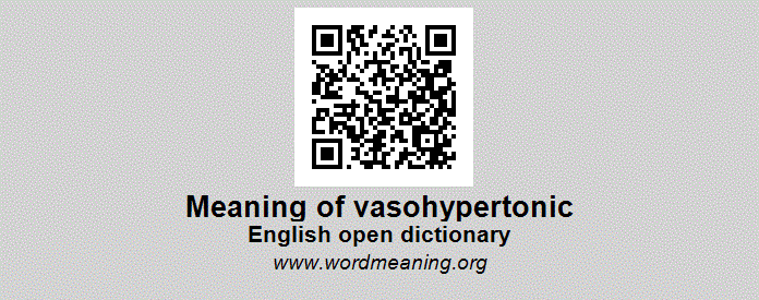 vasohypertonic
