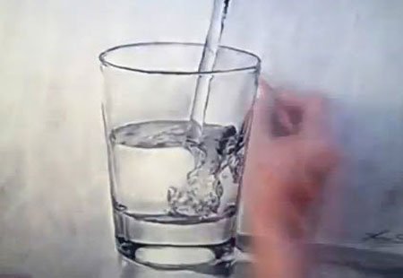 waterglass painting