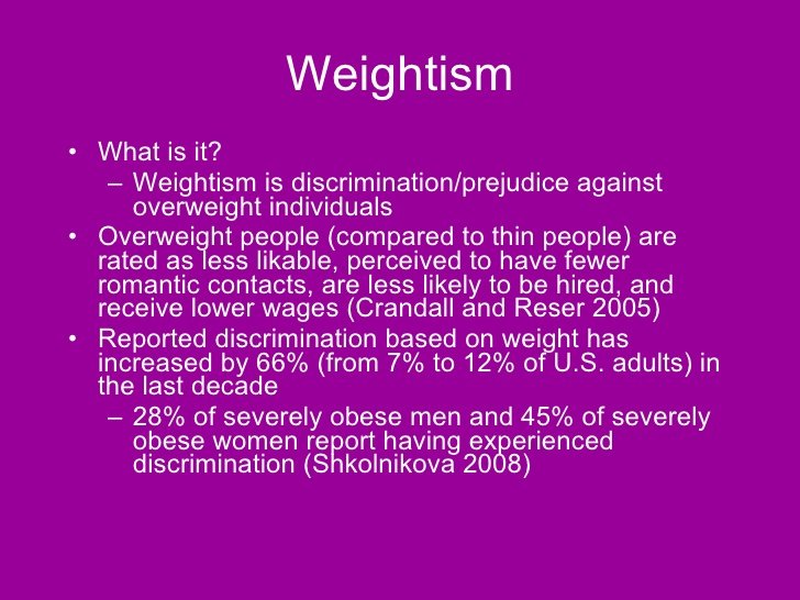 weightism