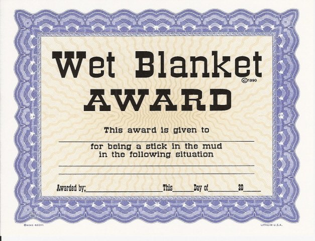 wet-blanket