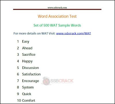 word association test
