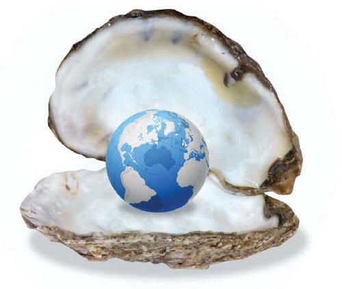world is one's oyster, the