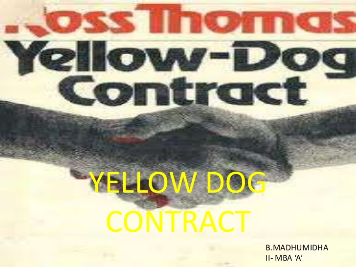 yellow-dog contract