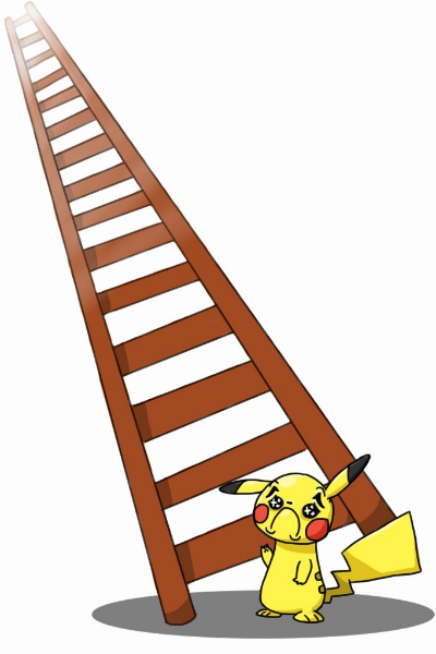 bottom of the ladder