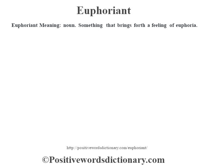 euphoriant
