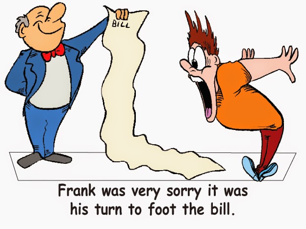 foot the bill