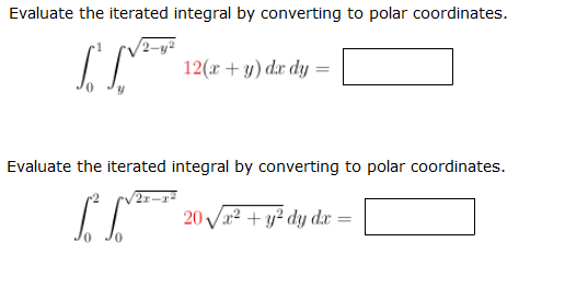 iterated integral